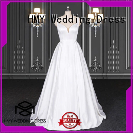 HMY Latest wedding dress by factory for wholesalers