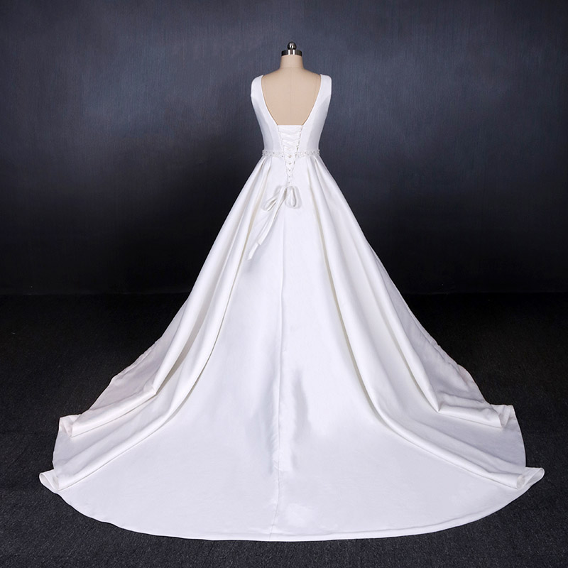 Top white bohemian wedding dress company for wedding dress stores-1