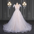 2020 ZZbridal peach glitter lace wedding dress with bows
