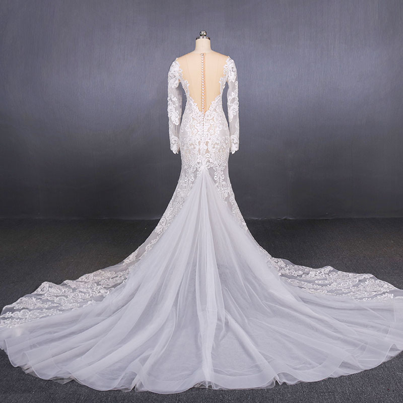 HMY wedding dress dresses Suppliers for wedding dress stores-2