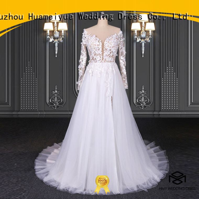 HMY Custom modest wedding dresses for business for boutiques
