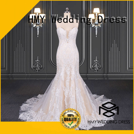 HMY New gown dress wedding company for wholesalers