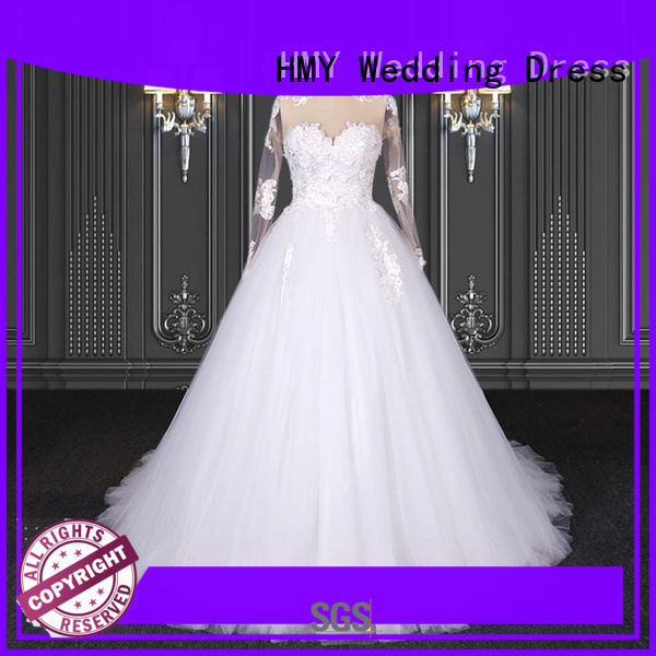 HMY Latest wedding dress by manufacturers for boutiques