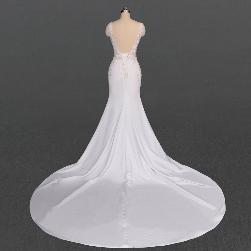 New cheap white wedding dress factory for wholesalers-2