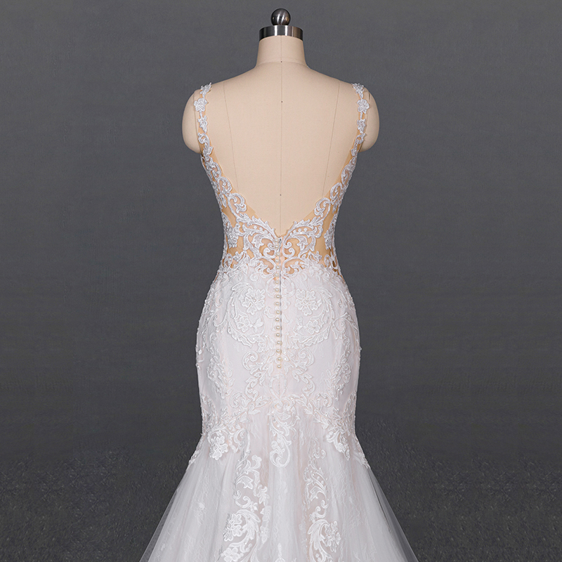 Custom wedding frocks white Suppliers for boutiques-1