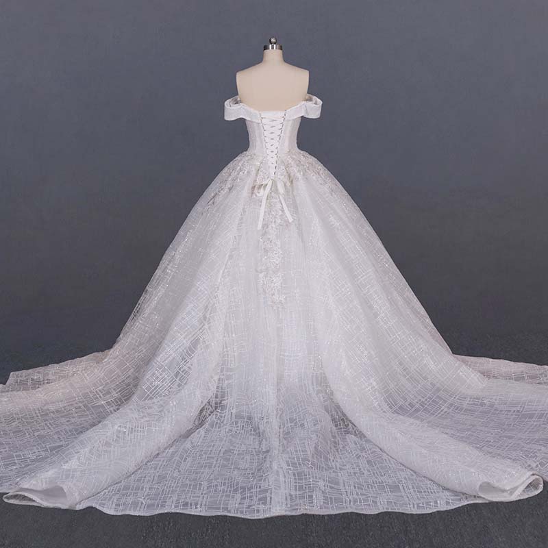 HMY custom wedding dress Supply for wedding party-2