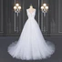 2020 ZZbridal Shiny Wedding Dress With Plunge-V Neckline And Straps