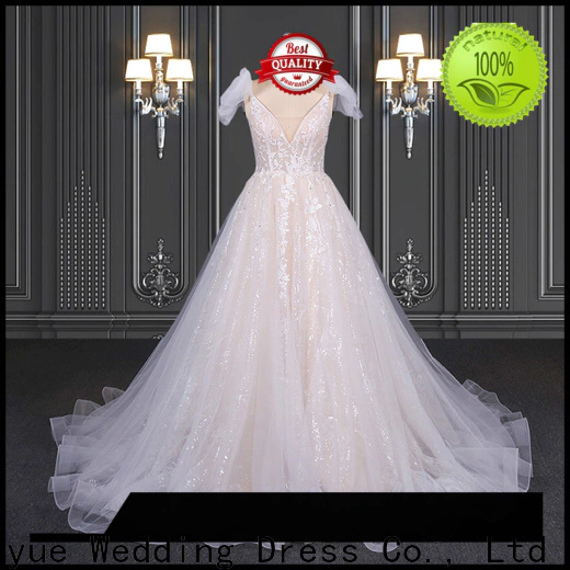 HMY Best tea length wedding dress manufacturers for brides