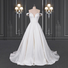 2020 ZZbridal off the shoulder satin dress with pockets