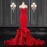 2020 zzbridal mermaid style red jersey evening dress