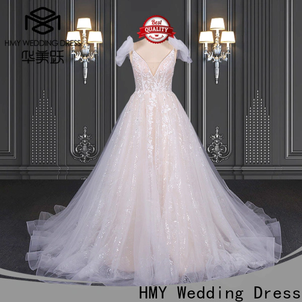 HMY Wholesale formal dress for wedding Supply for wedding dress stores