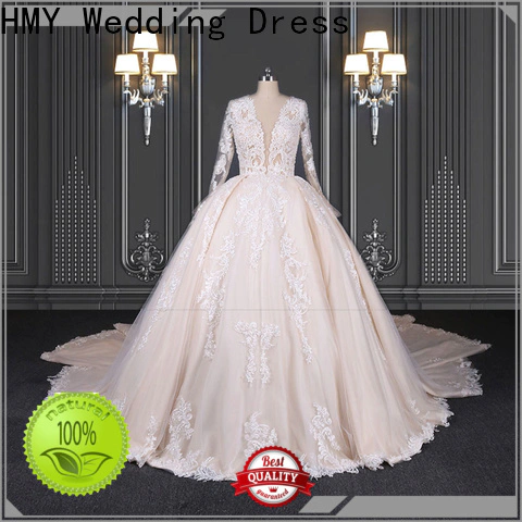 Custom long sleeve wedding dresses online Supply for brides