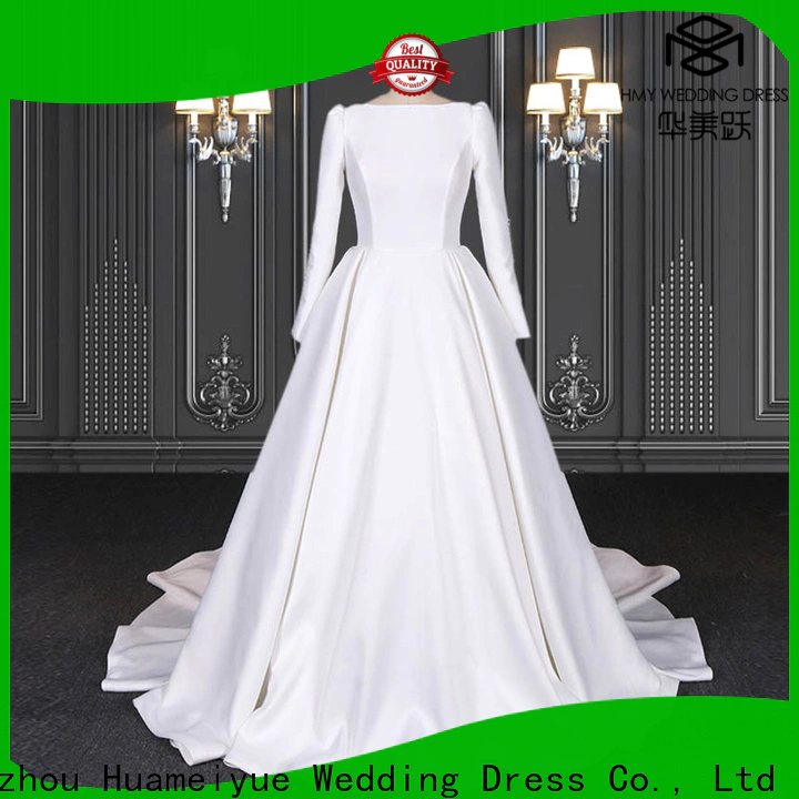 HMY casual wedding dresses company for brides
