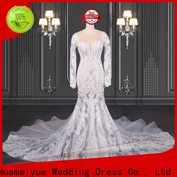 HMY lace wedding dresses for sale manufacturers for wholesalers