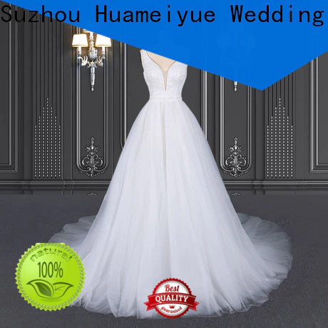 HMY elegant wedding gown factory for wholesalers