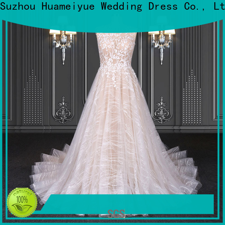 HMY halter wedding dress Suppliers for boutiques