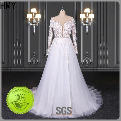 HMY Top affordable wedding dresses with sleeves Suppliers for wholesalers