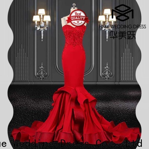 HMY Wholesale silver evening dresses formal factory for ladies
