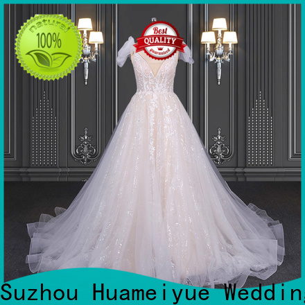HMY cheap gorgeous wedding dresses Supply for brides