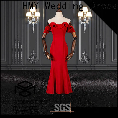 HMY chiffon evening dress factory for wholesalers