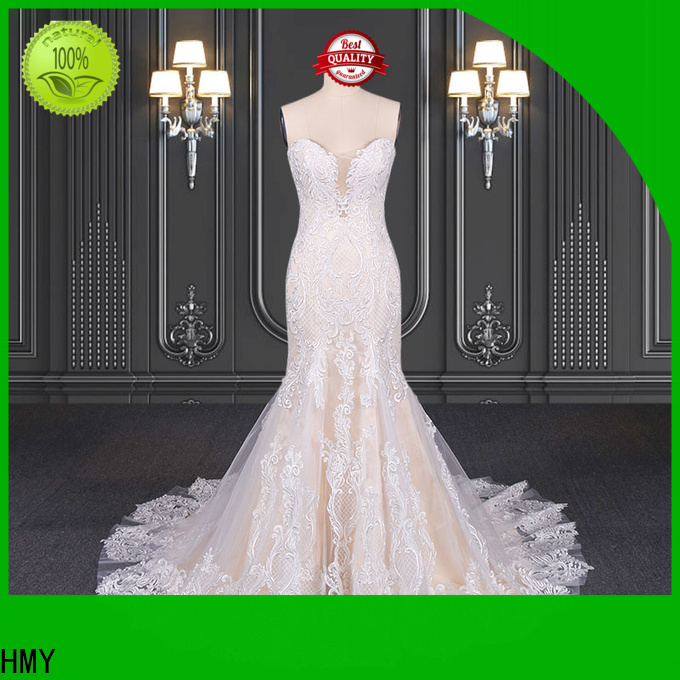 HMY New online wedding gowns with price factory for wedding dress stores