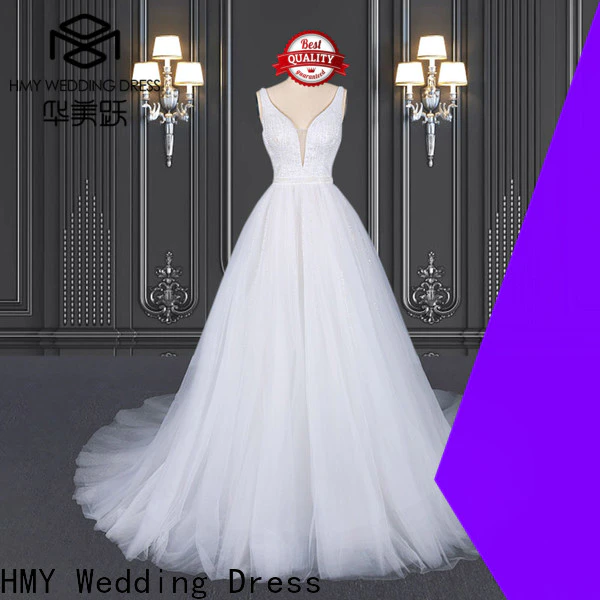 HMY custom made wedding dresses for business for brides