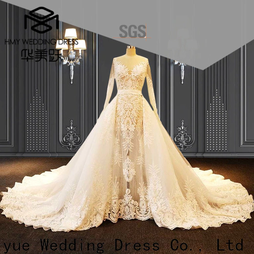 HMY red and white wedding dresses Suppliers for wholesalers