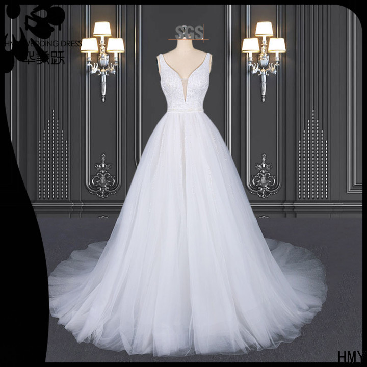 HMY summer wedding dresses Supply for wholesalers