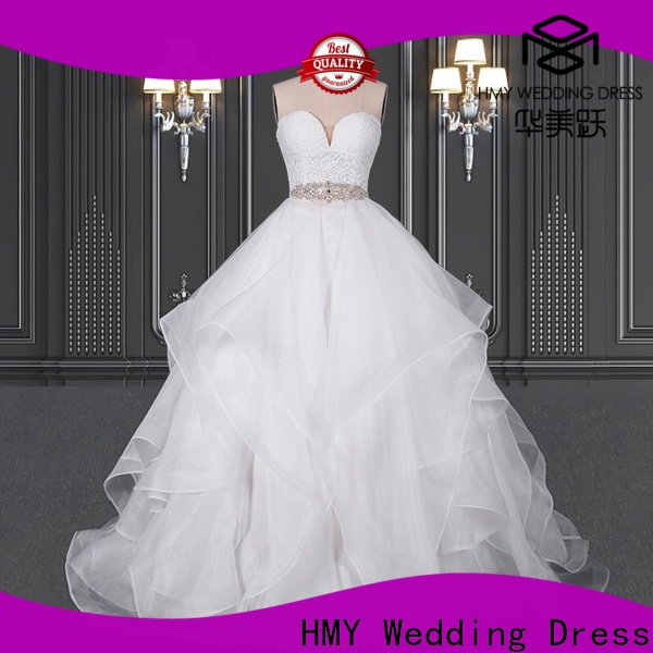 High-quality pretty wedding dresses with sleeves Suppliers for wedding party