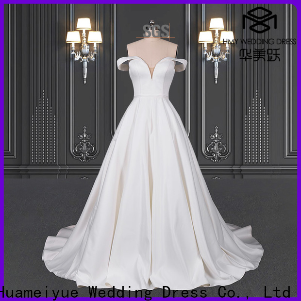 HMY Custom cheap wedding dress stores factory for brides