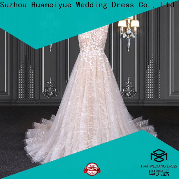 HMY cheap wedding dress shops factory for wedding party