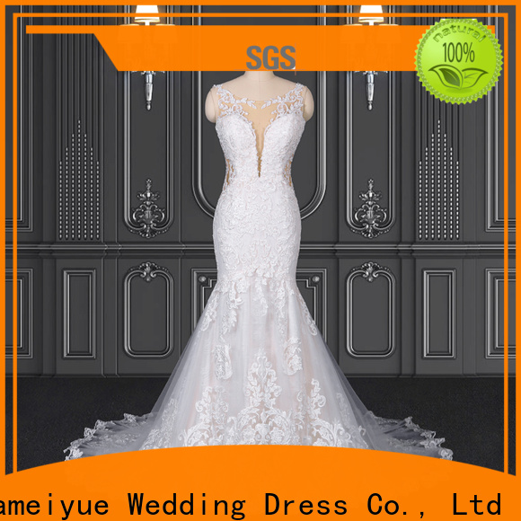 HMY High-quality bridal gowns with sleeves Supply for brides