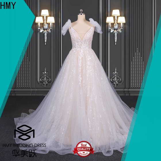 HMY Custom marriage wear dresses company for brides