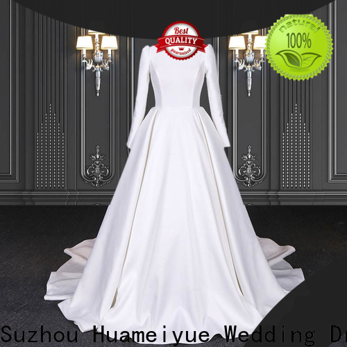 HMY New white bridal gowns Supply for wedding dress stores