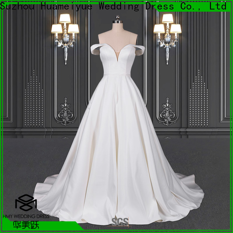 HMY Custom affordable wedding dress shops factory for boutiques