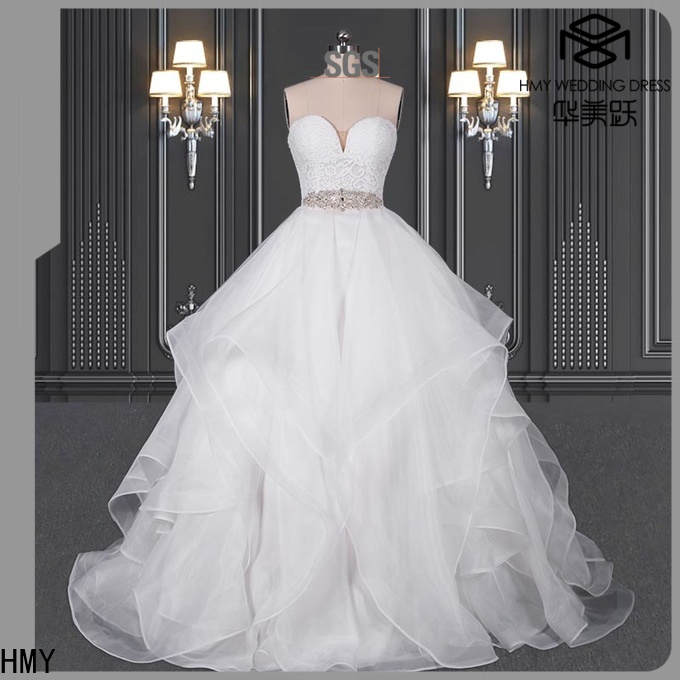 HMY red and white wedding dresses Suppliers for wedding dress stores