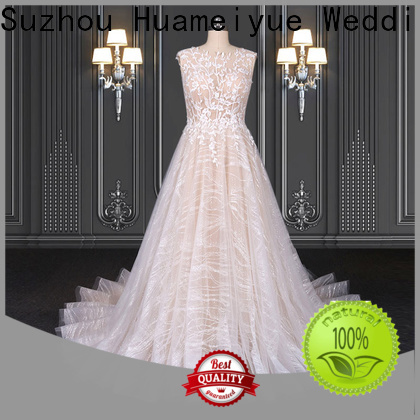 HMY High-quality halter wedding dress manufacturers for boutiques