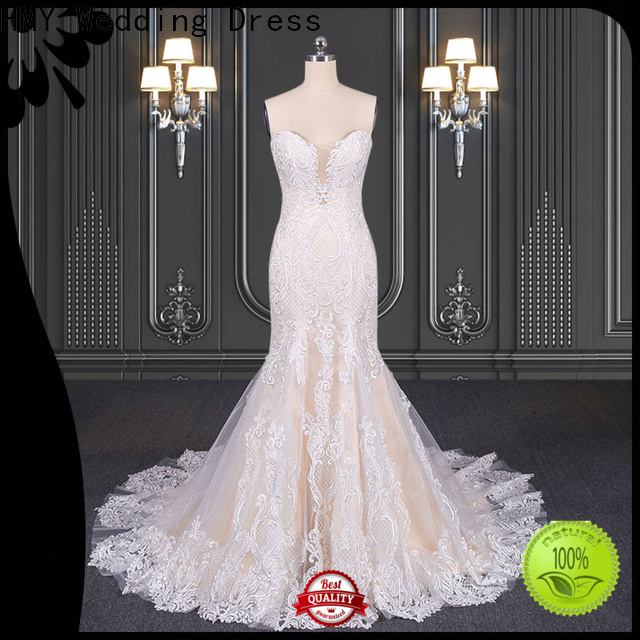 HMY wedding gowns with sleeves online Supply for wedding dress stores