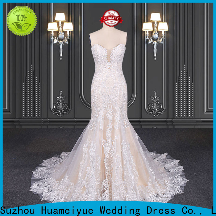 High-quality white wedding gown online shopping Suppliers for wedding party