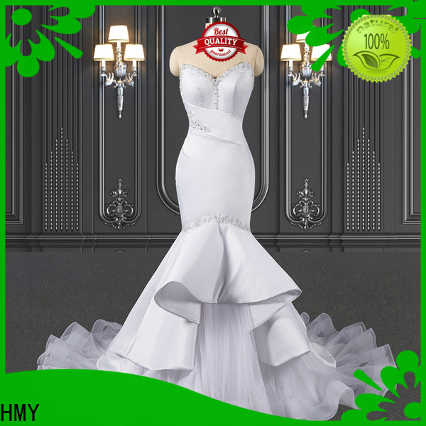 HMY cheap beautiful wedding dresses Suppliers for brides