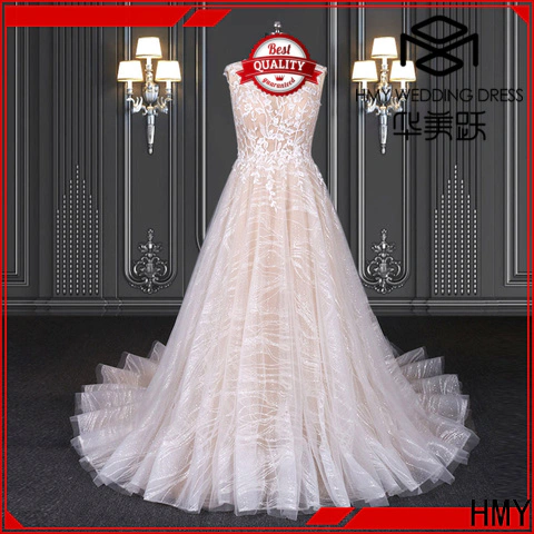 HMY simple bridal gown Suppliers for wholesalers