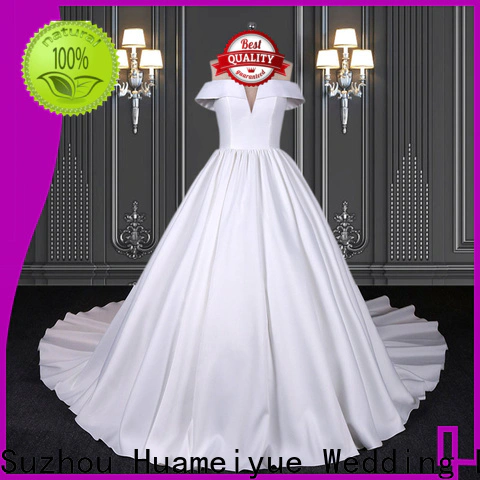 Top open back wedding dresses for sale manufacturers for wedding party