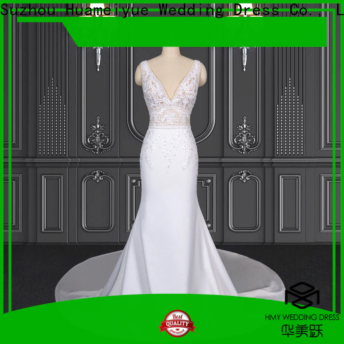 HMY short bohemian wedding dress factory for wholesalers