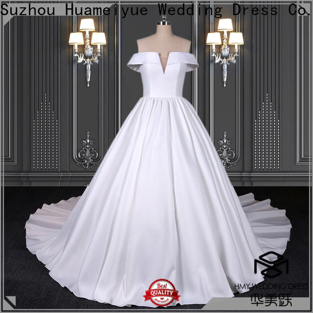 HMY vintage lace boho wedding dress manufacturers for boutiques