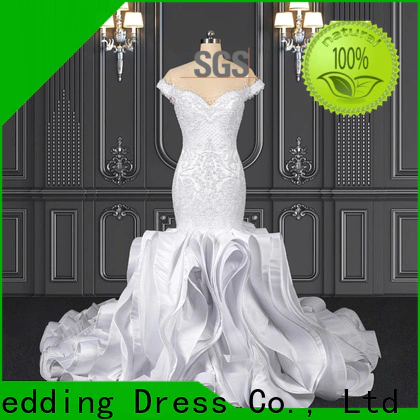 Custom boho wedding dress long sleeve lace company for wedding party