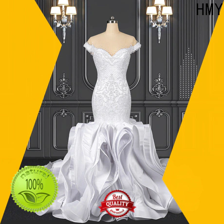 HMY lace hippy wedding dress manufacturers for brides
