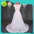 HMY lace boho wedding dress with sleeves for business for brides