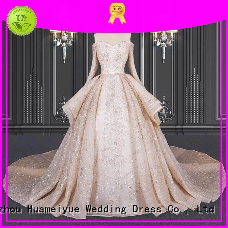 HMY Latest marriage wear gown manufacturers for brides